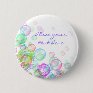 Soap Bubbles 6 Cm Round Badge