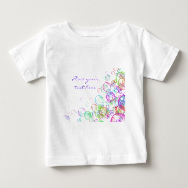 Soap Bubbles Baby T-Shirt (Front)