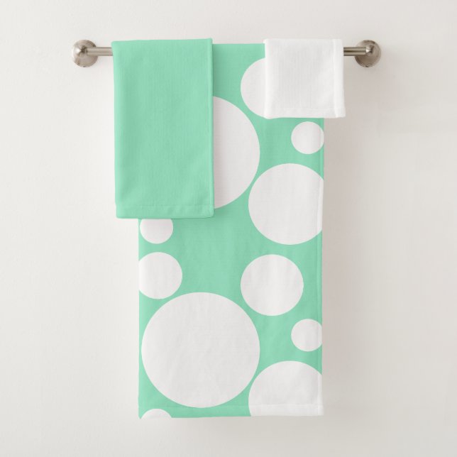 Soap Bubbles  Bath Towel Set (Insitu)