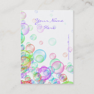 Soap Bubbles Business Card
