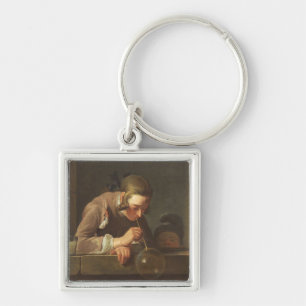 Soap Bubbles, c. 1733- 34 (oil on canvas) Key Ring