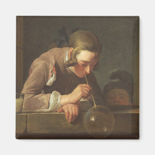 Soap Bubbles, c. 1733- 34 (oil on canvas) Magnet