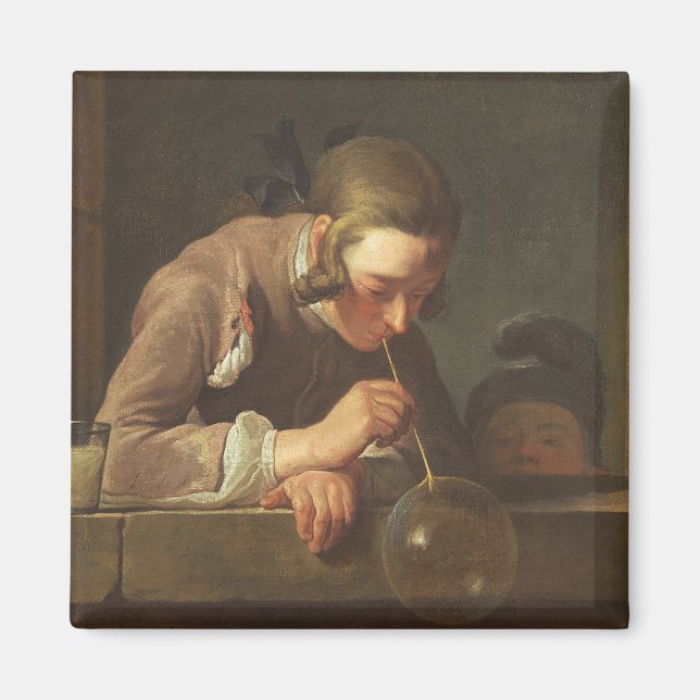 Soap Bubbles, c. 1733- 34 (oil on canvas) Magnet (Front)