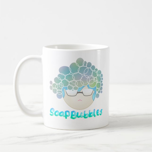 Soap Bubbles Coffee Mug (Left)