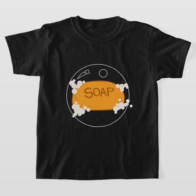 Soap Bubbles Crafting Hobby Soap Making T-Shirt (Laydown)