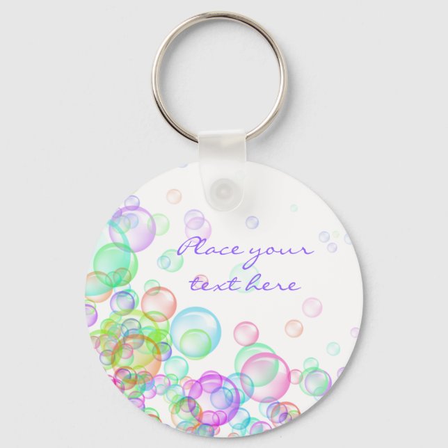 Soap Bubbles Key Ring (Front)