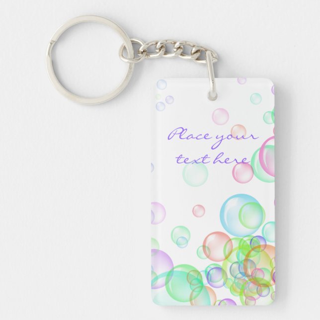 Soap Bubbles Key Ring (Front)