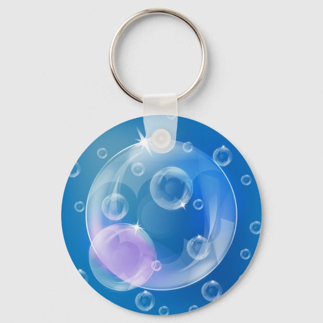 Soap bubbles key ring (Front)