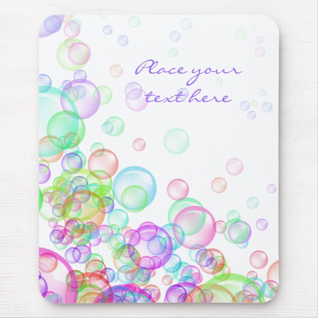 Soap Bubbles Mouse Mat (Front)