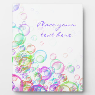 Soap Bubbles Plaque