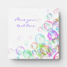 Soap Bubbles Plaque
