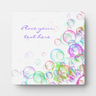 Soap Bubbles Plaque