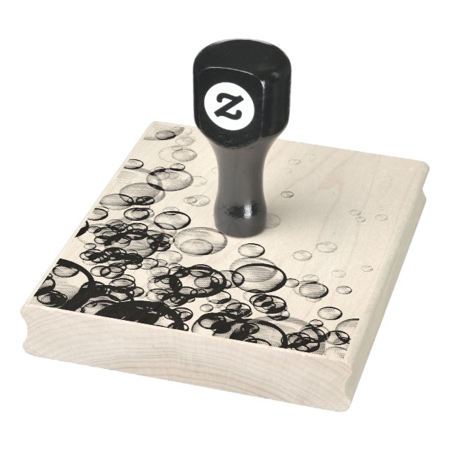 Soap Bubbles Rubber Stamp (Stamp)