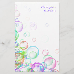 Soap Bubbles Stationery