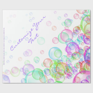 Soap Bubbles Wrapping Paper