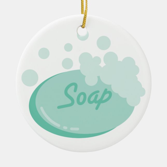 Soap Ceramic Tree Decoration (Front)