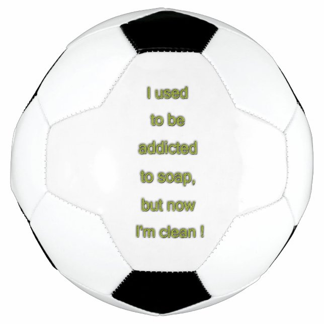 Soap funny text football (Front)
