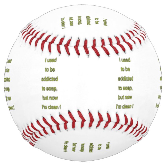 Soap funny text softball (Front)