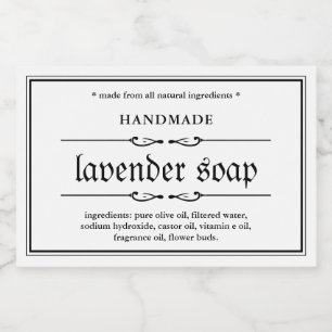 Soap Label Packaging Design