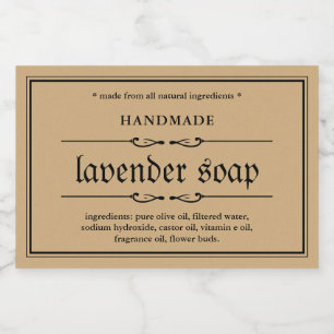 Soap Label Packaging Design