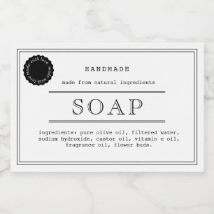Soap Label Packaging Design