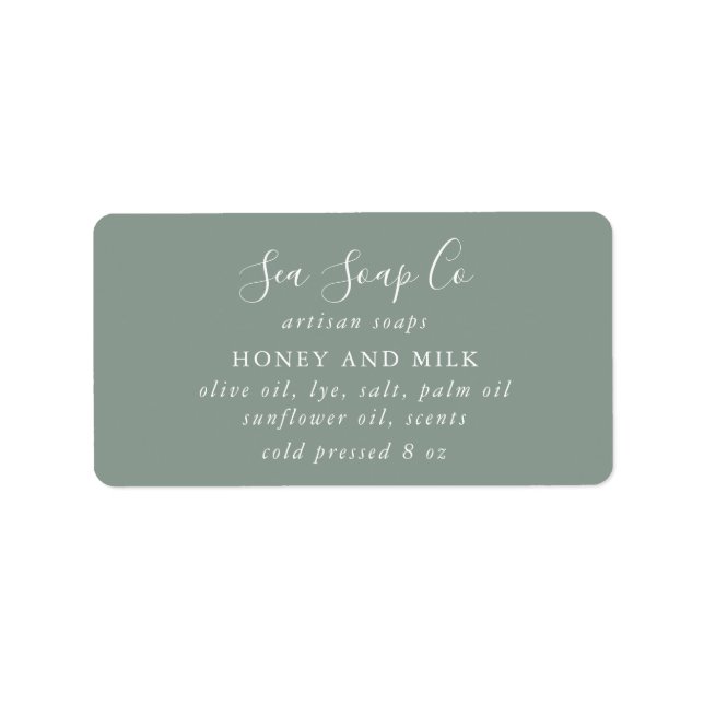 Soap Labels (Front)