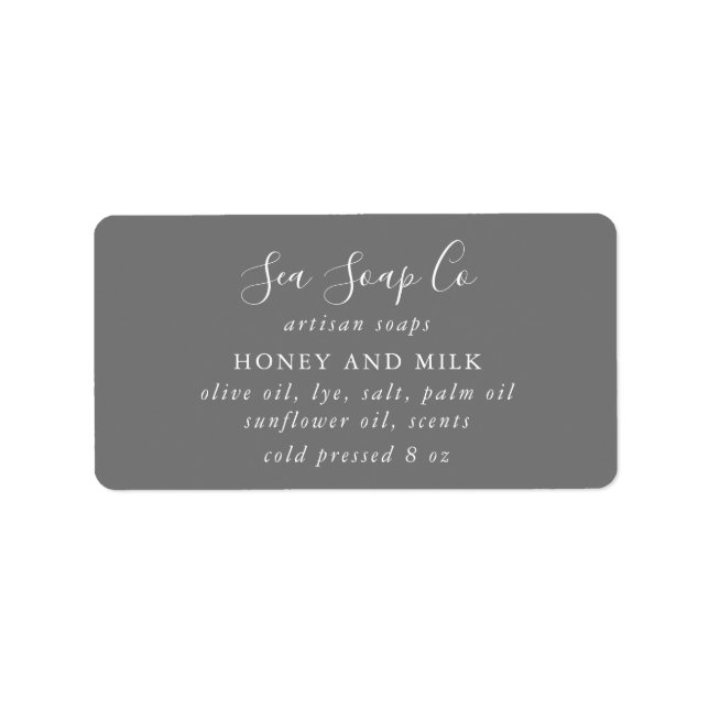 Soap Labels (Front)