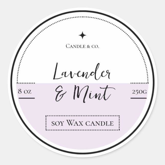 Soap Labels, Cookie Labels, Yoghurt Labels  (Front)