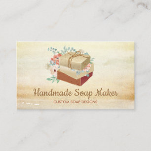 Soap Maker Logo Rustic Business Card