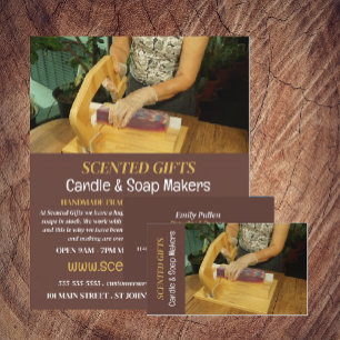 Soap Making, Candle & Soap Maker Advertising Flyer