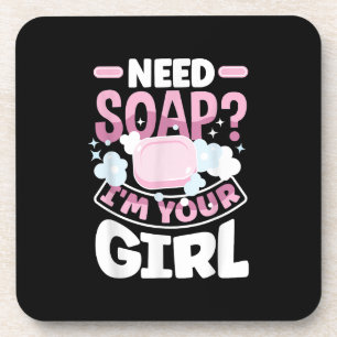 Soap Making Soap Maker Funny Coaster