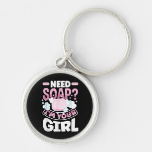 Soap Making Soap Maker Funny Key Ring