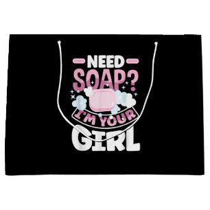Soap Making Soap Maker Funny Large Gift Bag