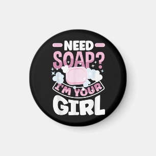 Soap Making Soap Maker Funny Magnet