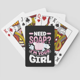Soap Making Soap Maker Funny Playing Cards