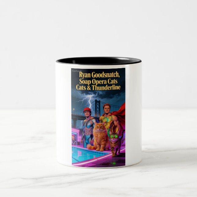 Soap Opera Cats, Thunderline & Ryan Goodsnatch Mug (Center)