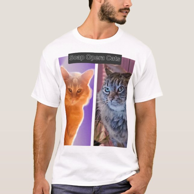 Soap Opera Cats Tshirt (Front)