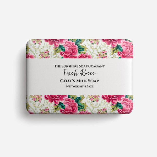 Soap Packaging Paper  - vintage roses (Creator Uploaded)