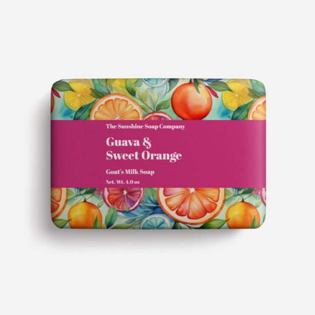 Soap Packaging Paper - watercolor citrus fruits (Creator Uploaded)