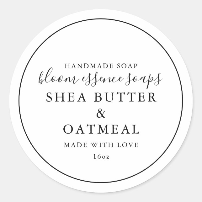 Soap Sticker (Front)