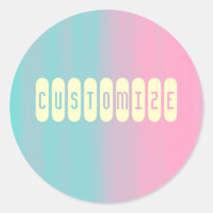 Soap - Template Classic Round Sticker