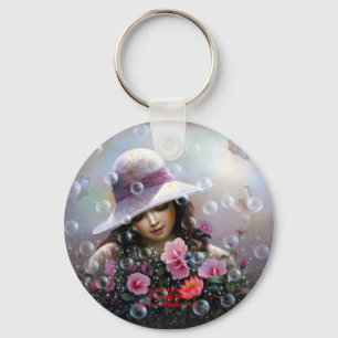 soapbubble girl "Sharon's Song" Keychain