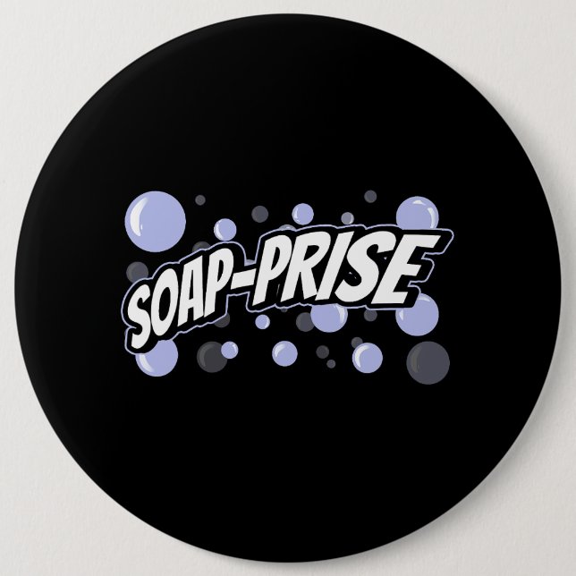 SoapPrise Handmade Craft Fair Soap Making 6 Cm Round Badge (Front)