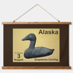 Soapstone Eider Duck Hanging Tapestry
