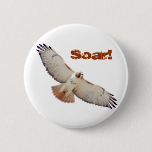 Soar 6 Cm Round Badge