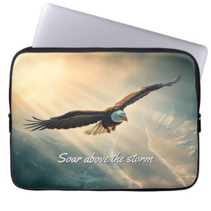 Soar above the storm    laptop sleeve