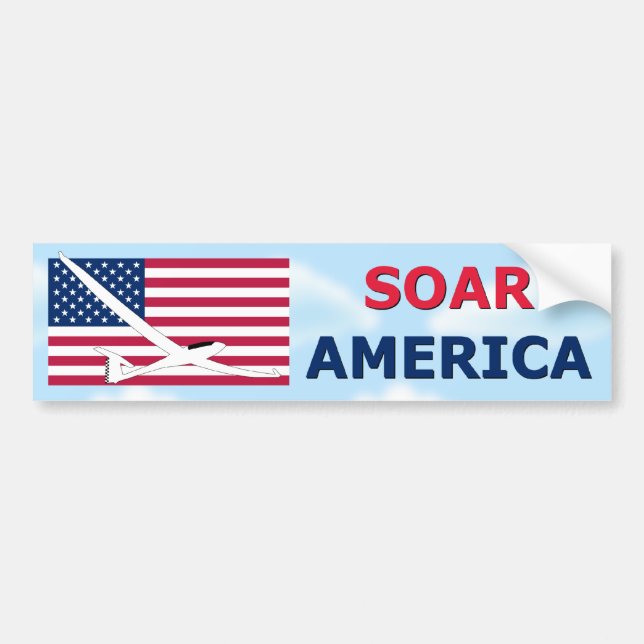 SOAR AMERICA BUMPER STICKER (Front)