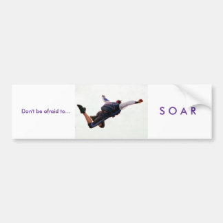 soar bumper sticker