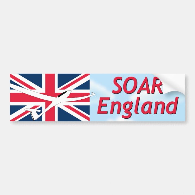 Soar England Bumper Sticker (Front)