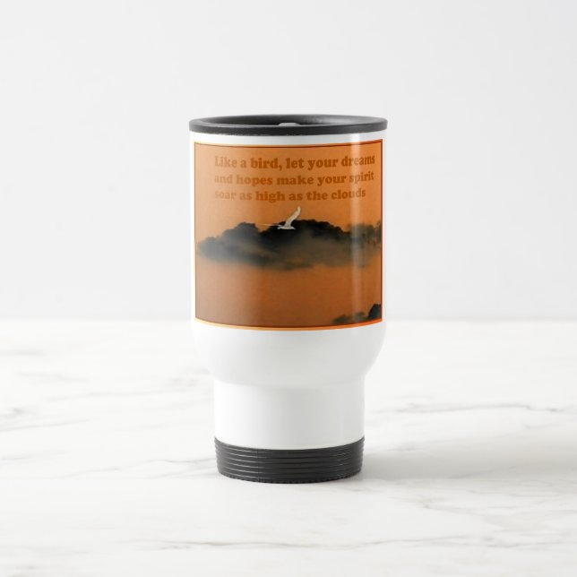 Soar, For More  Travel Mug (Center)